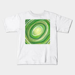 Emerald Geode Kids T-Shirt